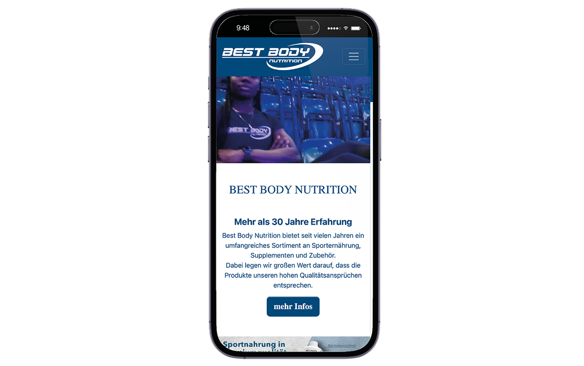 Best Body Nutrition – Optimierte & individuelle Produktseiten