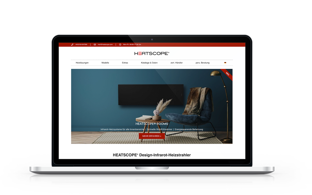 Heatscope – Heizstrahler mit individueller Beratung