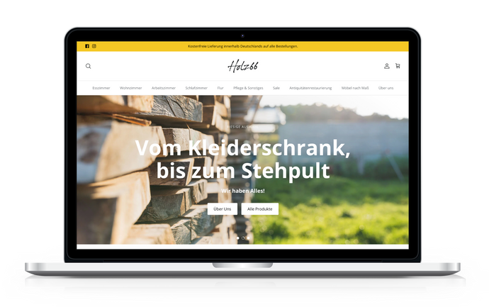 Holz 66 – Einzigartiger Produktkonfigurator für lebendigen Möbelshop