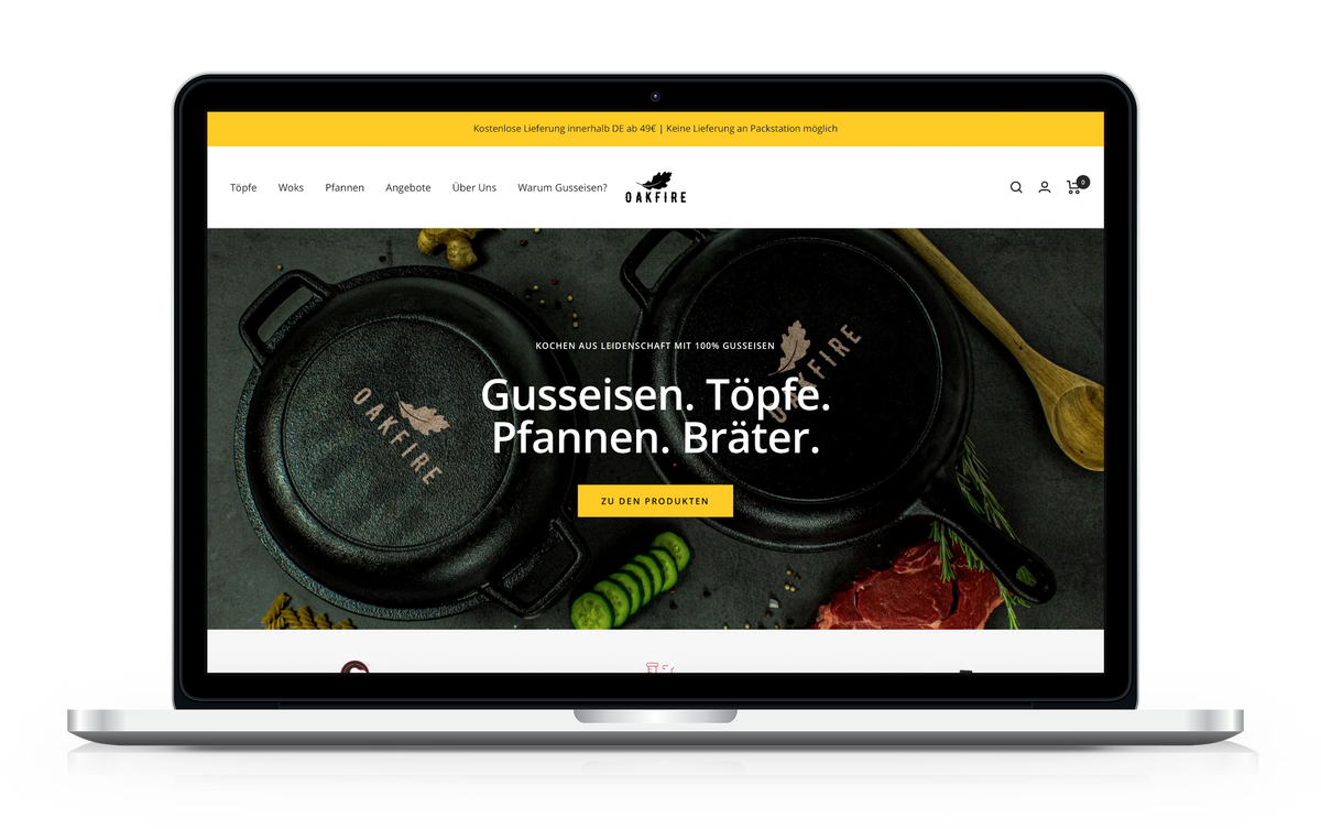 Oakfire – Die Shopify Basics bringen den Erfolg