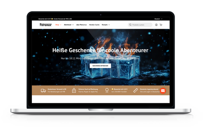 Petromax – In 5 Wochen zur Shopware Alternative Shopify Plus