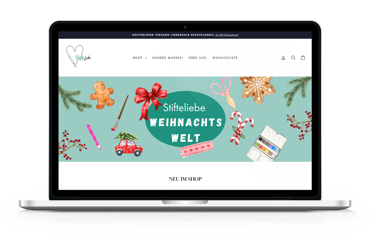 Stifteliebe – einfach international verkaufen mit Shopify