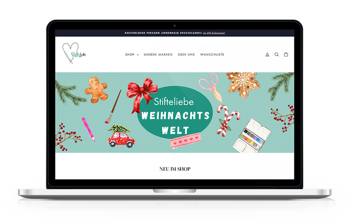 Stifteliebe – einfach international verkaufen mit Shopify