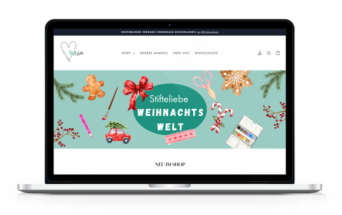 Stifteliebe – einfach international verkaufen mit Shopify