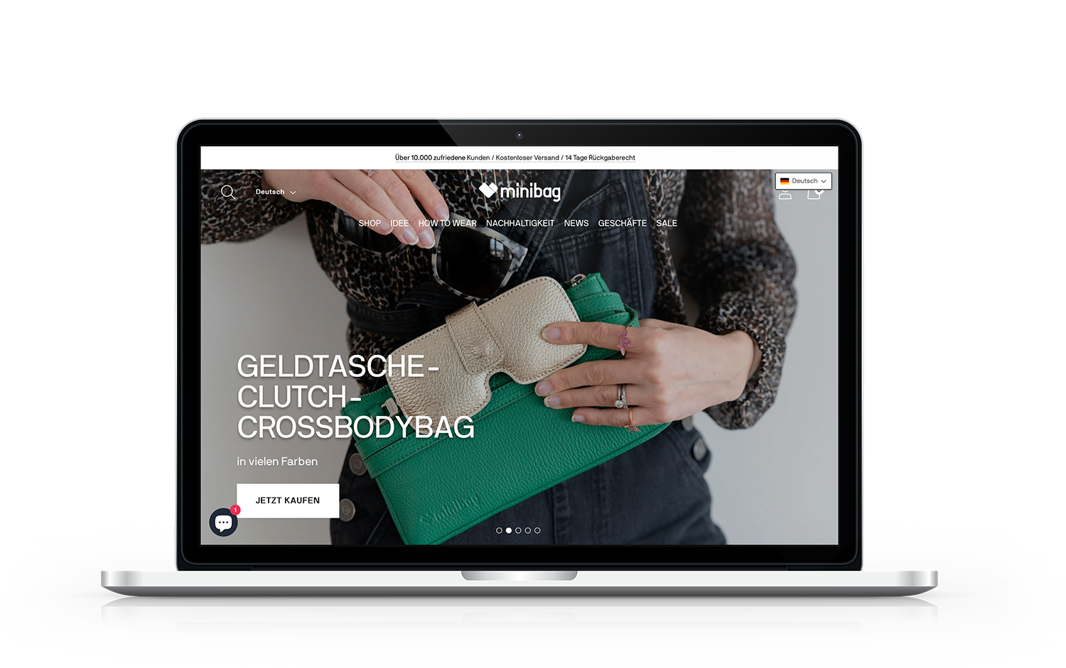 Onlineshop auf Shopify minibag